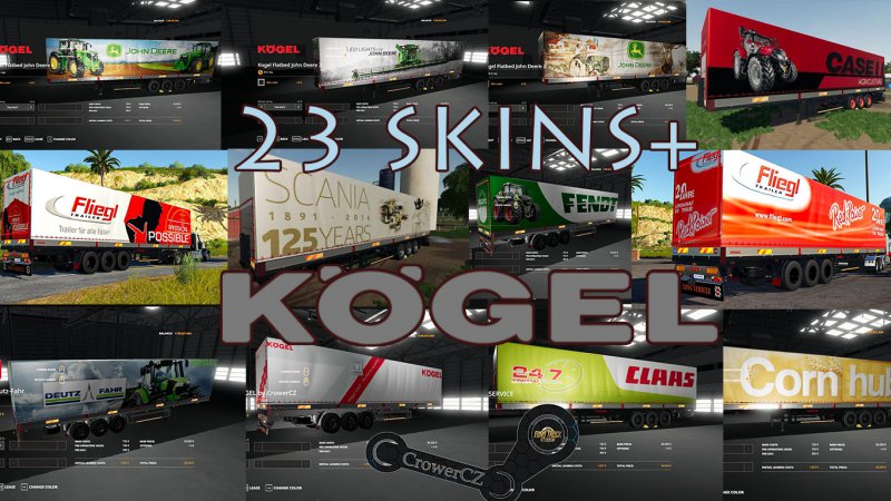 KOGEL AUTOLOADER PACK TRAILERS 23+ SKINS BY CROWERCZ