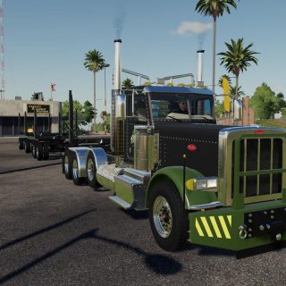 PETERBILT 389 POLE TRUCK V1.0 - FS19 mod - FS19.net