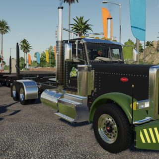 PETERBILT 389 POLE TRUCK V1.0 - FS19 mod - FS19.net