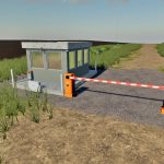 PLACEABLE SECURITY BOOTH WITH BARRIER V1.0