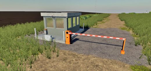 PLACEABLE SECURITY BOOTH WITH BARRIER V1.0
