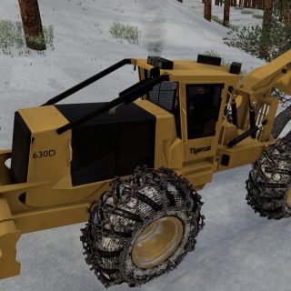 TIGERCAT 630D SKIDDER V1.0 - FS19 mod - FS19.net