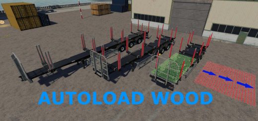 Fliegl Timber Runner Wide With Autoload Wood v1.0