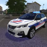 PEUGEOT 5008 POLICE NATIONAL FS17 V1.0