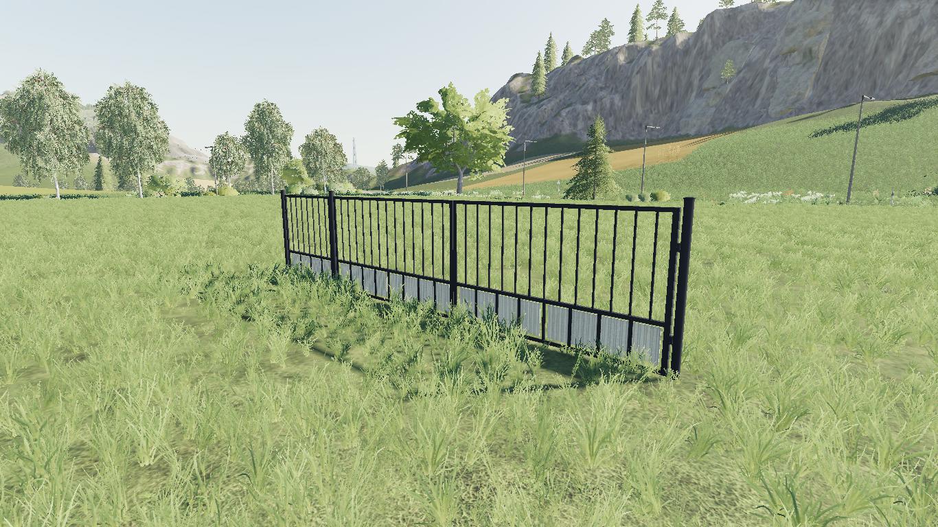 BLACK PLACEABLE GATE V1.0