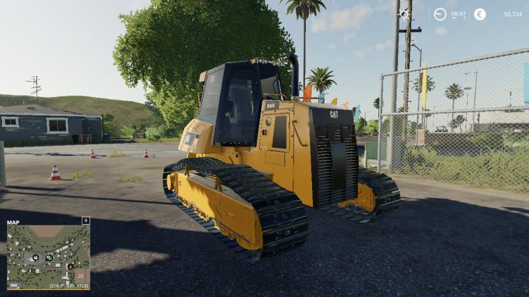 CATERPILLAR D6K WINCH DOZER V1.0 - FS19 mod - FS19.net