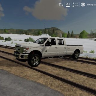 2011 Ford F350 Super Duty Crew Cab V1.0 - Fs19 Mod - Fs19.net