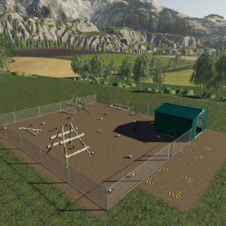 METAL FENCE CHICKEN STABLE V1.0 - FS19 mod - FS19.net