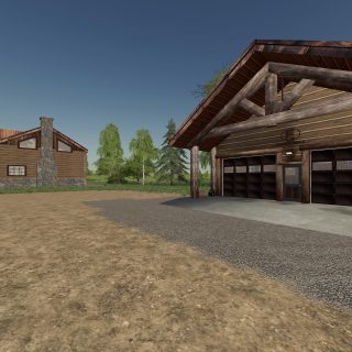 CABIN WITH GARAGE FINAL - FS19 mod - FS19.net