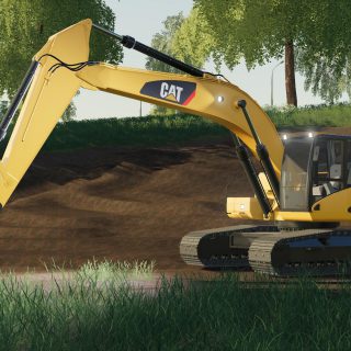 CAT 325DL EXCAVATOR V1.0 - FS19 mod - FS19.net