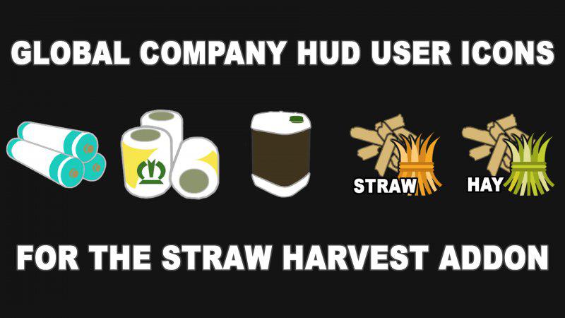 GLOBAL COMPANY HUD ICONS FOR THE STRAW HARVEST ADDON V1.0