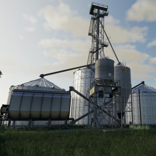 GSI GRAIN STORAGE BINS V1.0 - FS19 mod - FS19.net