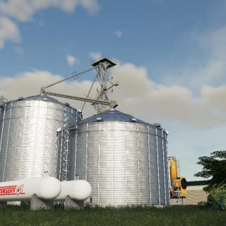 GSI GRAIN STORAGE BINS V1.0 - FS19 mod - FS19.net