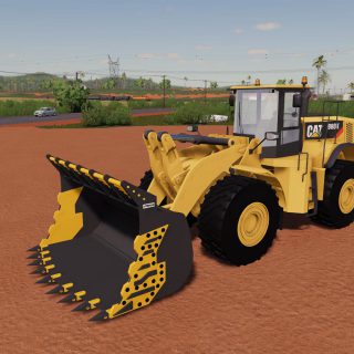 MINING BUCKET FOR 980K CAT LOADER V1.0 - FS19 mod - FS19.net