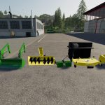 JOHN DEERE 332 LAWN TRACTOR WITH LAWN MOWER AND GARDEN V2.0