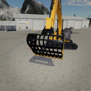 SCREEN BUCKER FOR CAT 345D-L V1.0 - FS19 mod - FS19.net