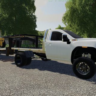 2020 GMC 3500HD FLATBED V1.0 - FS19 mod - FS19.net