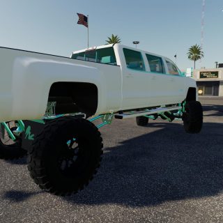 6 DOOR CHEVY SILVERADO V1.0 - FS19 mod - FS19.net