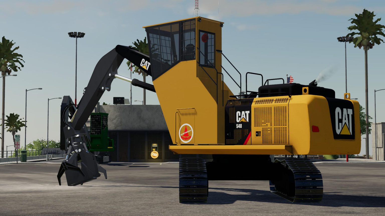 CAT 548 LL BUTT N TOP V1.0 - FS19 mod - FS19.net