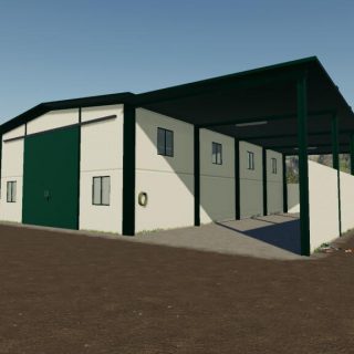 DOUBLE SPANISH SHED V1.0 - FS19 mod - FS19.net