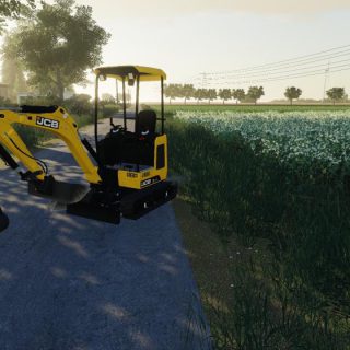 JCB 18Z V1.0 - FS19 mod - FS19.net