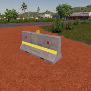 ROAD BARRIER V2 FINAL V1.1 - FS19 mod - FS19.net