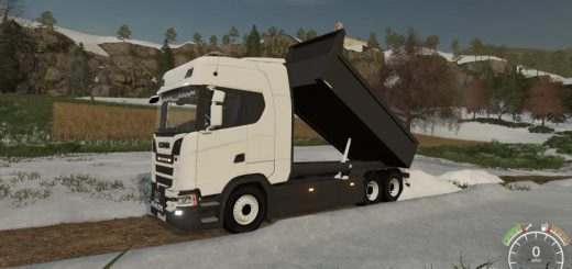 SCANIA TIPPER WITH PLOW V2.0.2.0