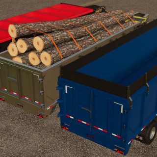 gooseneck log trailer fs19