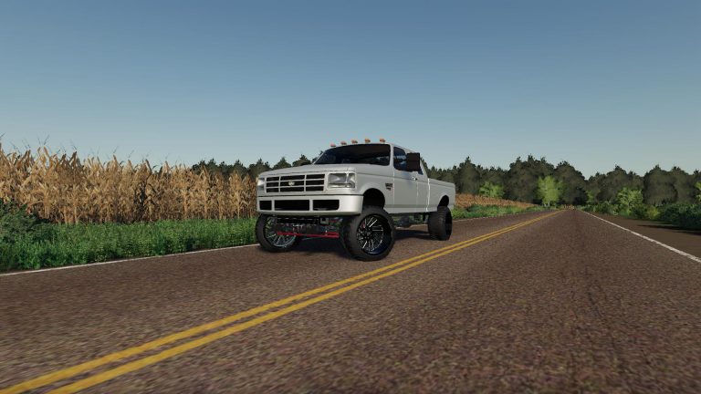 CHUCKLES 1993 FORD F350 V1.1 - FS19 mod - FS19.net