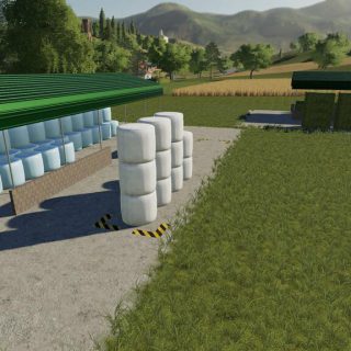 DYNAMIC BALE STORAGE SHEDS V1.0 - FS19 mod - FS19.net