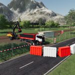 Plastic Road Barrier Pack v1.0