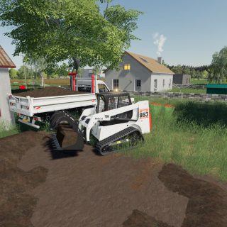 RENAULT BENNE SDM WITH RAMPS SUPPORT V1.2 - FS19 mod - FS19.net