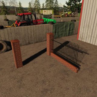 BRICK AND METAL FENCES PACK V1.1 - FS19 mod - FS19.net