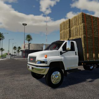 GMC TOPKICK FLATBED V1.0 - FS19 mod - FS19.net