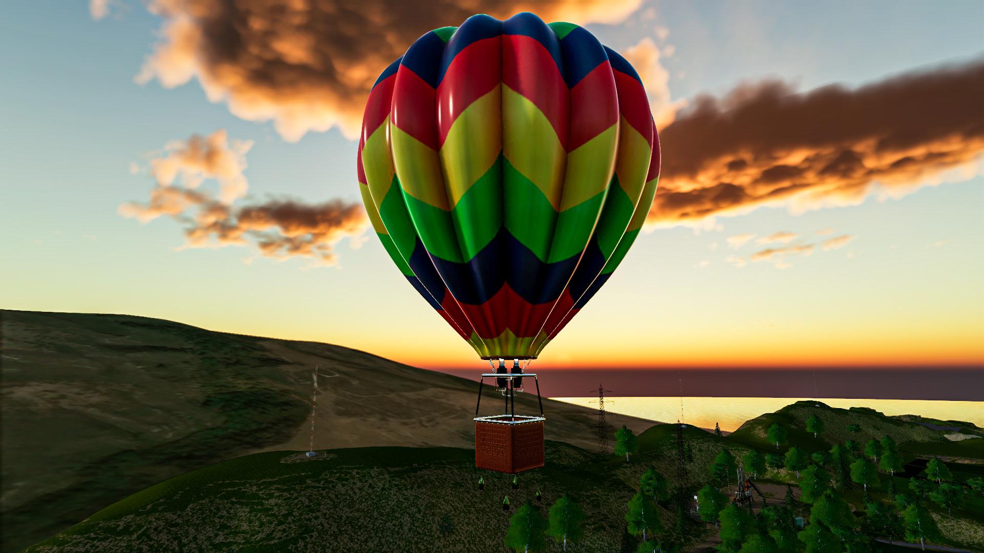 Hot Air Balloon to Decorate Your Map - Price: 2500. 