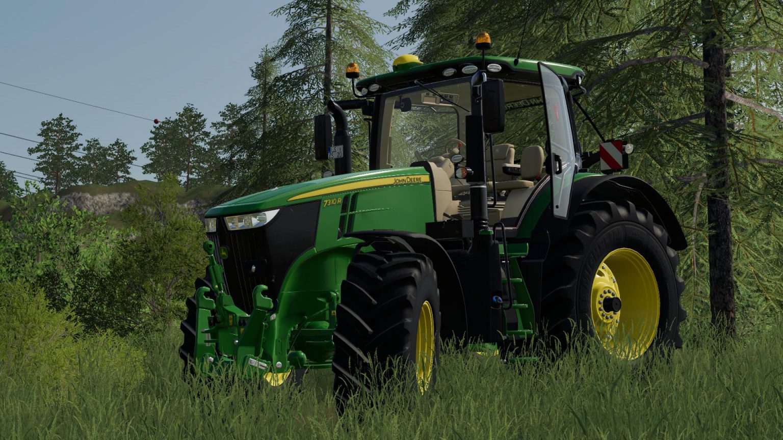 John Deere 7r With Sic Including Sound V10 Fs19 Mod 5789