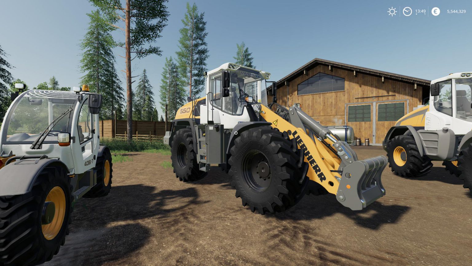 LIEBHERR 550 X-POWER V1.0 - FS19 mod - FS19.net