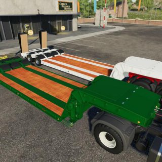 LOWLOADER WITH 16 WHEELS V1.0 - FS19 mod - FS19.net