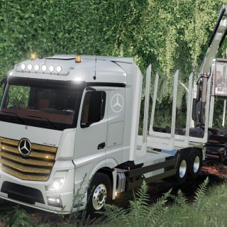 MERCEDES BENZ ACTROS FORSTAUFBAU V1.0 - FS19 mod - FS19.net