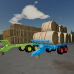 T088 BALE TRAILER V1.0