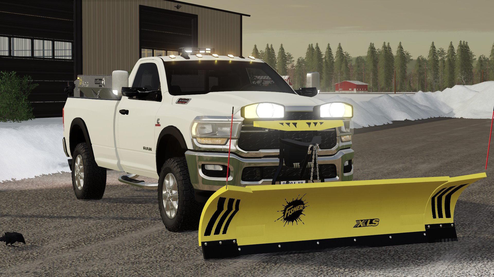 farming simulator 22 snow plow truck mod