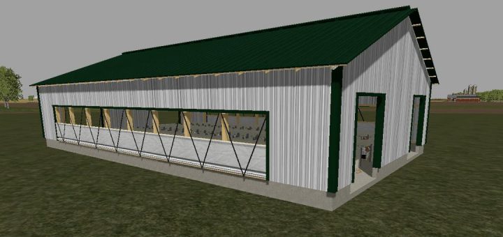 120x110 Free Stall Barn V10 Fs19 Mod 6888