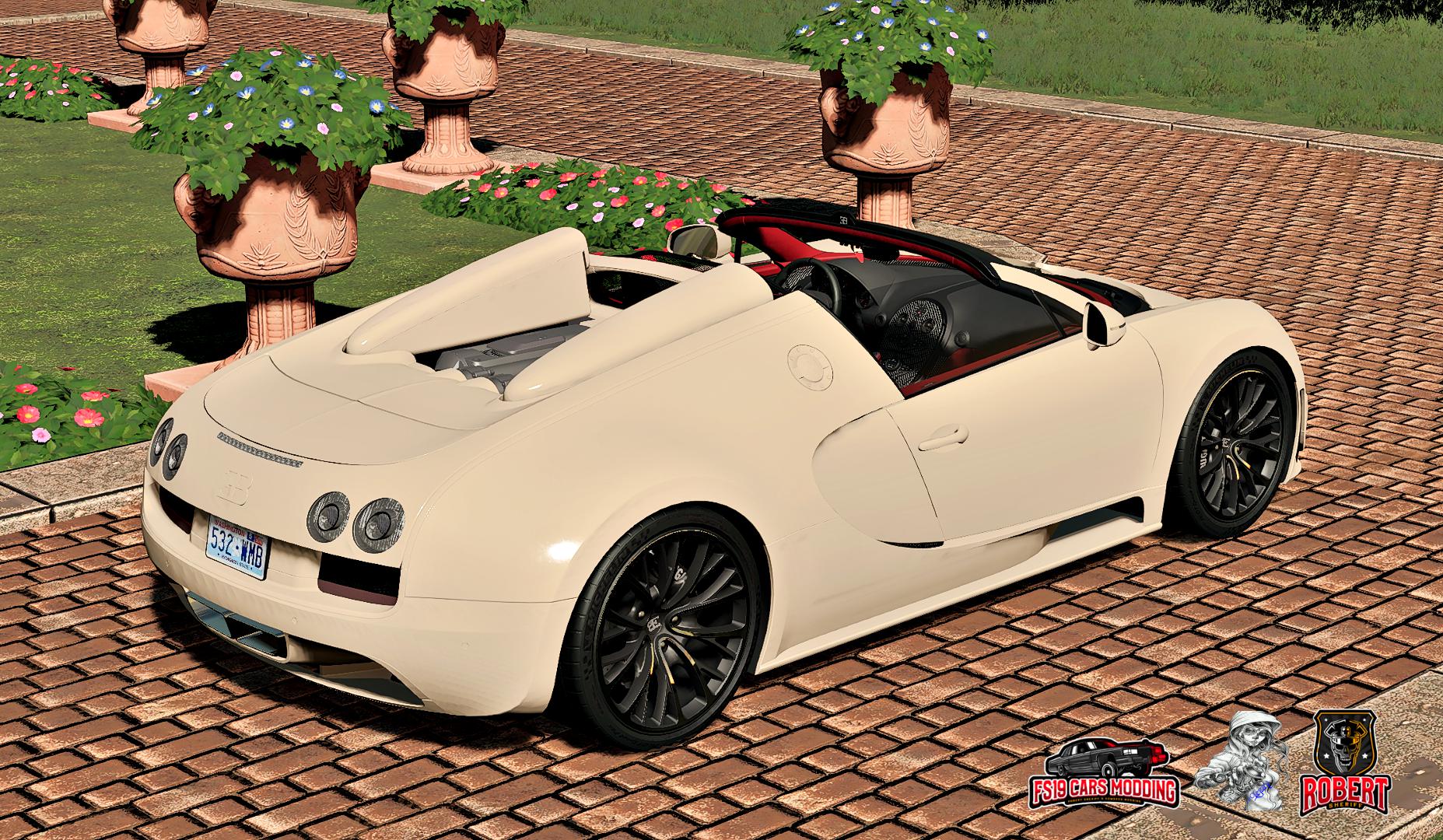 ФС 19 Бугатти. Мод на Бугатти. Мод на Bugatti Veyron. Bugatti Veyron Grand Sport в Farming Simulator 19. Мод на bugatti