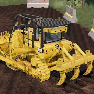 CAT D8-T WITH TRIRIPPER V1.2 - FS19 mod - FS19.net