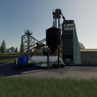 CEMENT FACTORY V1.0 - FS19 mod - FS19.net