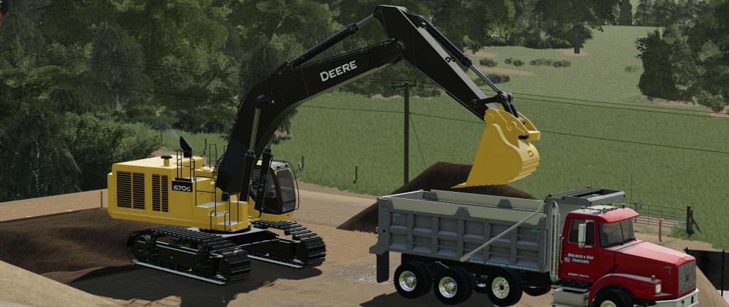 JOHN DEERE 670G LC V1.0 - FS19 mod - FS19.net