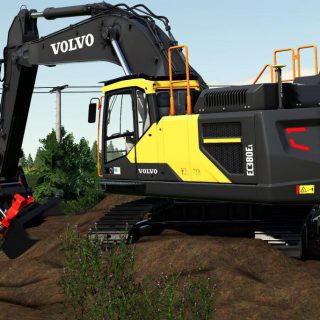 VOLVO EC380 V1.0 - FS19 mod - FS19.net