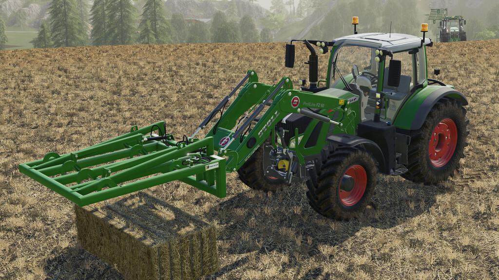 BRESSEL AND LADE SQUARE BALE TONGS V1.0 - FS19 mod - FS19.net