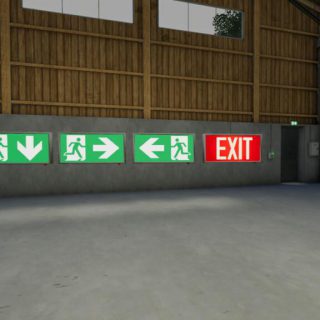 Exit Sign Prefab V Fs Mod Fs Net