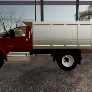 F750 DUMP TRUCK V1.0 - FS19 mod - FS19.net